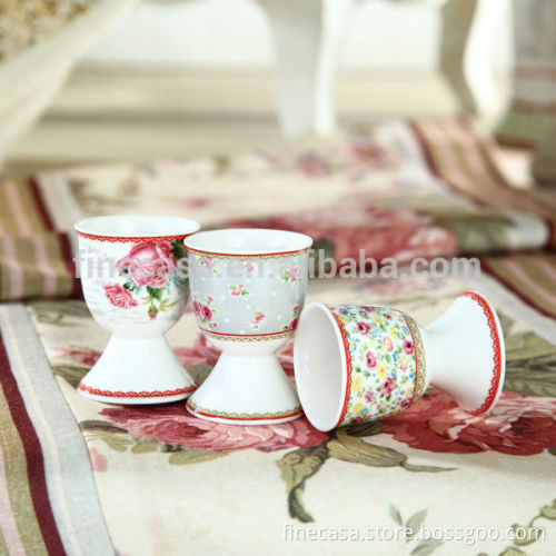 Elegant Design New Bone China Ceramic Egg Cups                
                                    Quality Assured